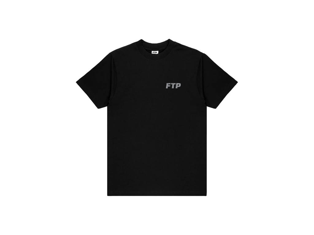 FTP Rhinestone Logo Tee Black-FTP-pikastore.cz