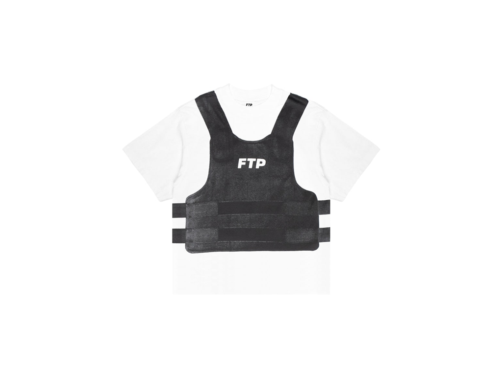 FTP Bulletproof Vest Tee White-FTP-pikastore.cz