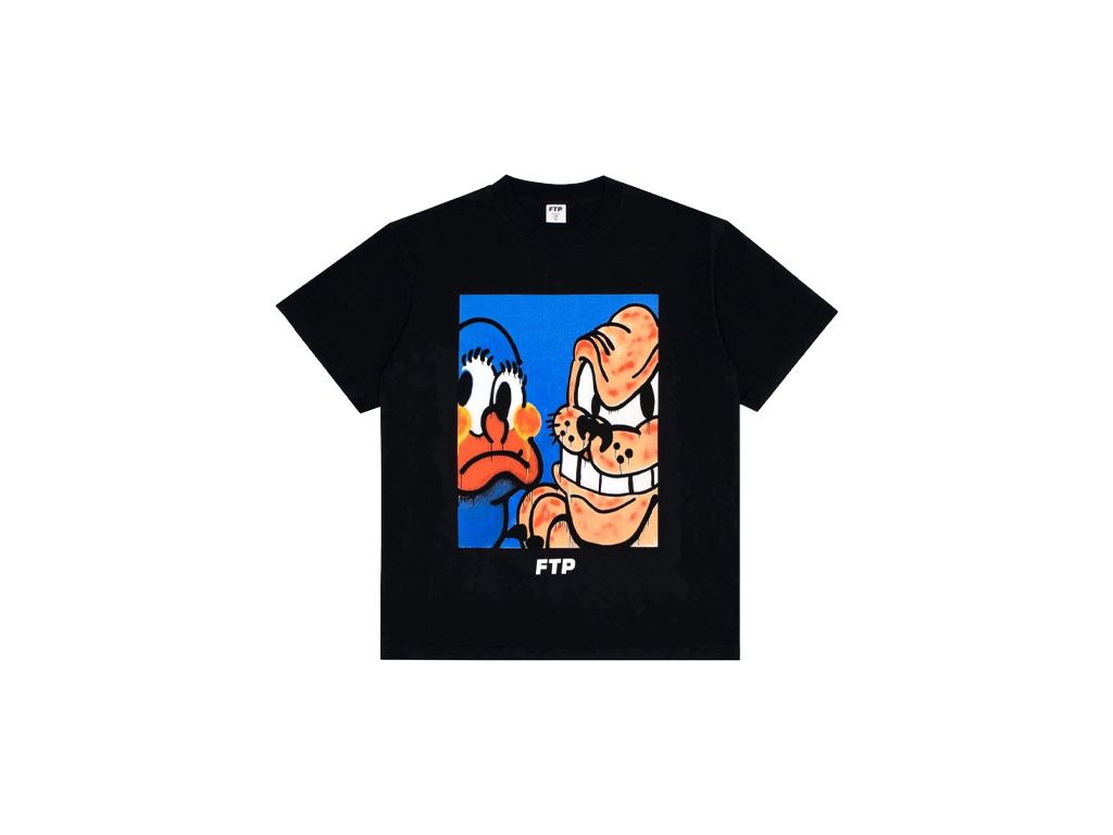 FTP x Slawn Dog Tee Black-FTP-pikastore.cz