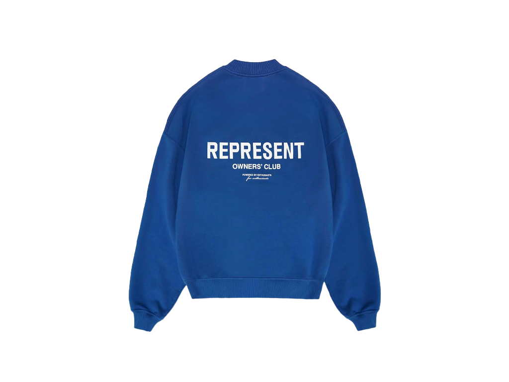 Represent Owners Club Crewneck Azure Blue-Represent-pikastore.cz