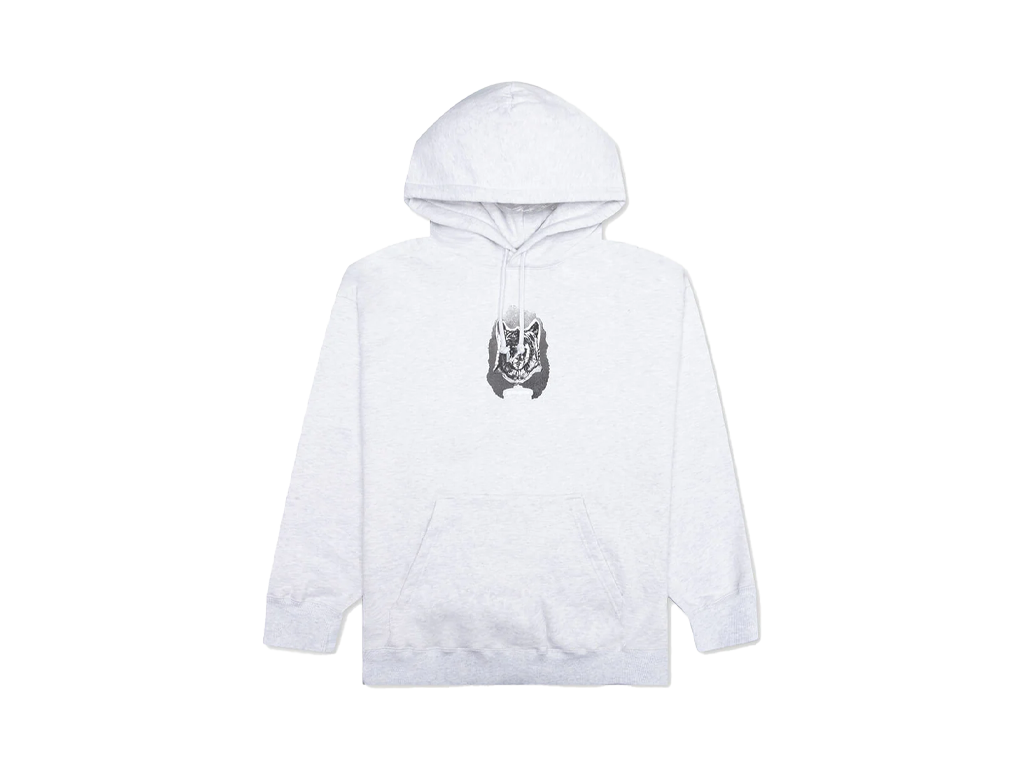 Fucking Awesome Cat Mask Hoodie Heather Grey-Fucking Awesome-pikastore.cz