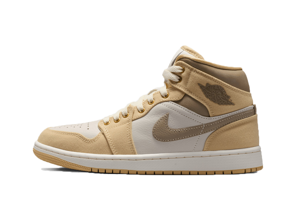 Jordan 1 Mid Khaki Sesame (Womens)