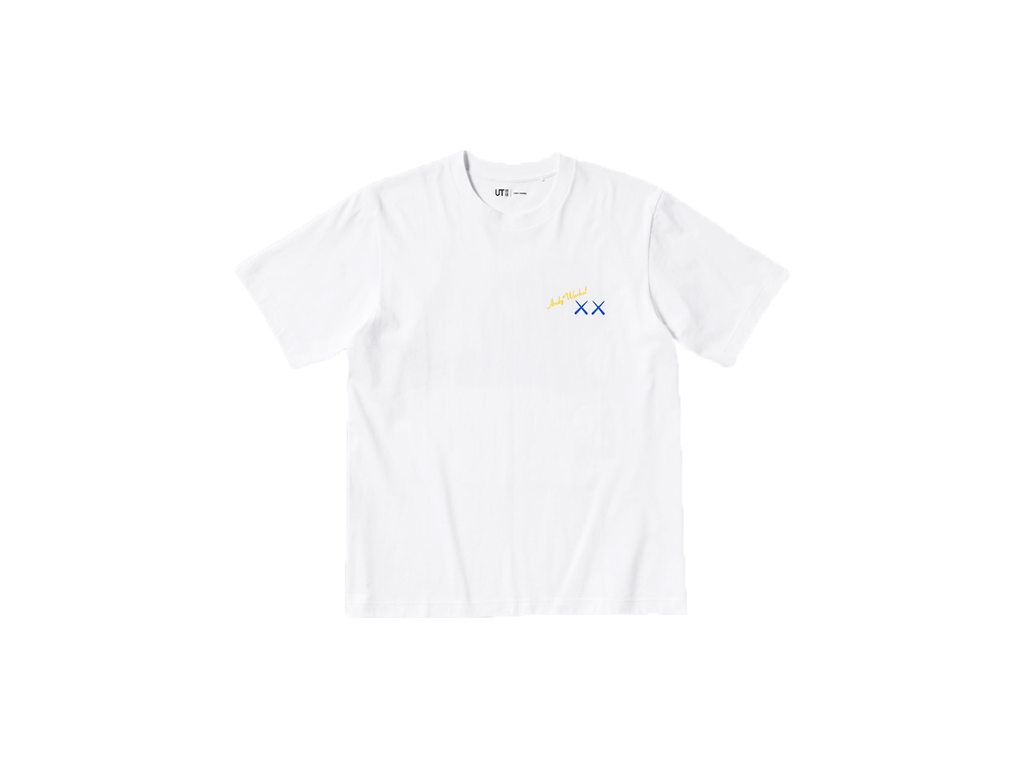 KAWS x Uniqlo Warhol UT Graphic T-shirt White-Kaws-pikastore.cz