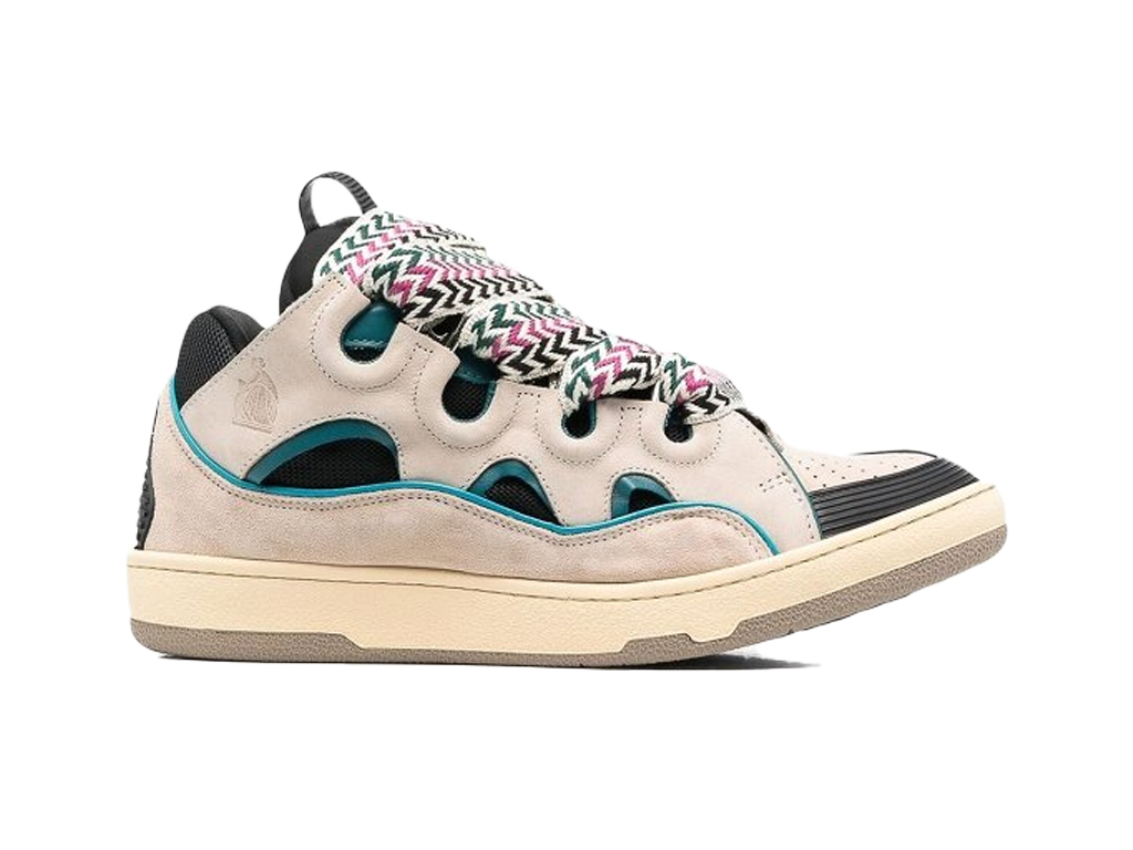 Lanvin Curb Sneakers Grey Dark Green-Lanvin-pikastore.cz