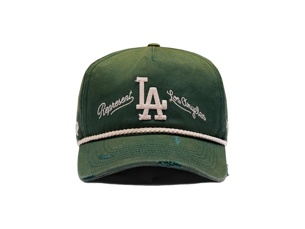 Los Angeles x Represent 47 Cap Vintage Green-Represent-pikastore.cz