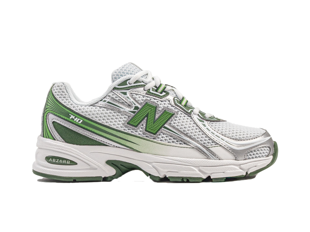 New Balance 740 White Alpine Green Silver Metallic – zapatillas – foto 3 de 5