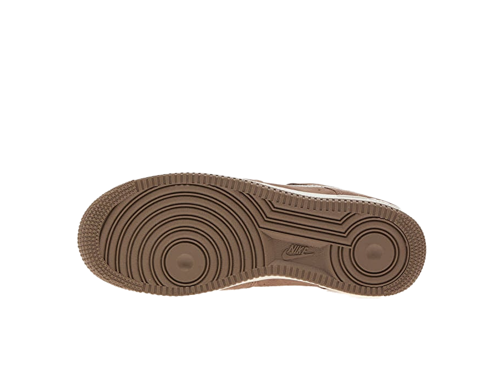 Nike Air Force 1 07 LV8 Embroidered Swoosh - Mink Brown – кросівки – фото 5 з 5