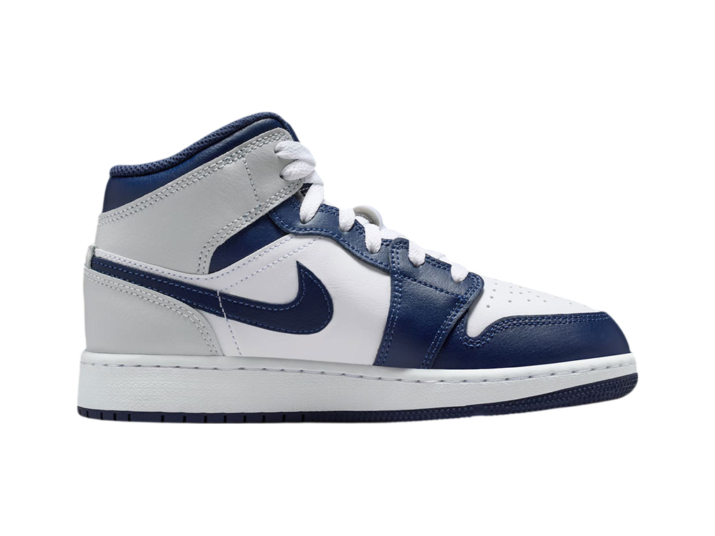 Nike Air Jordan 1 Mid GS Smoke Grey Obsidian-Air Jordan-pikastore.cz