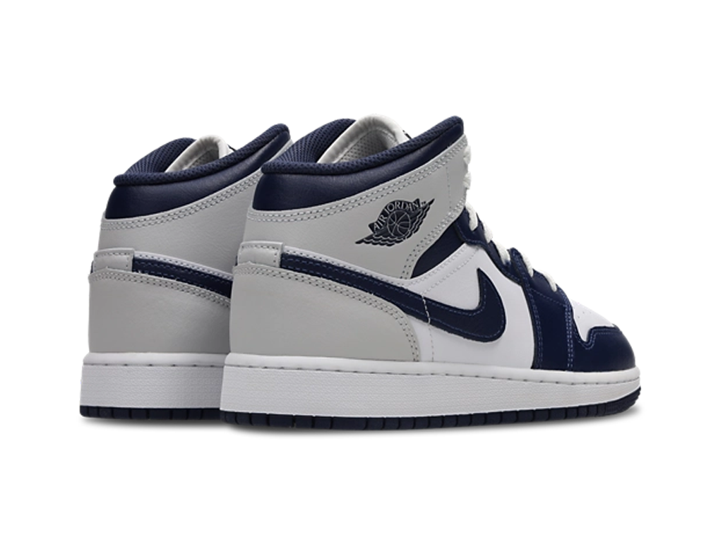 Nike Air Jordan 1 Mid GS Smoke Grey Obsidian-Air Jordan-pikastore.cz