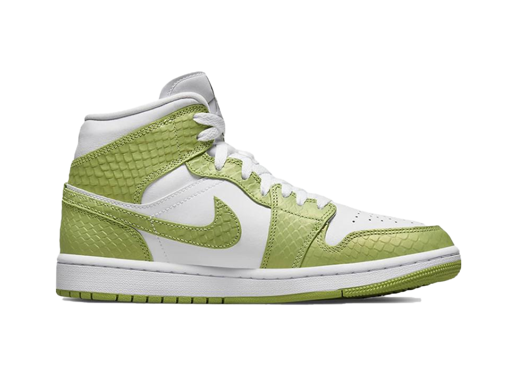 Nike Air Jordan 1 Mid Green Python (Women's) – zapatillas – foto 3 de 5
