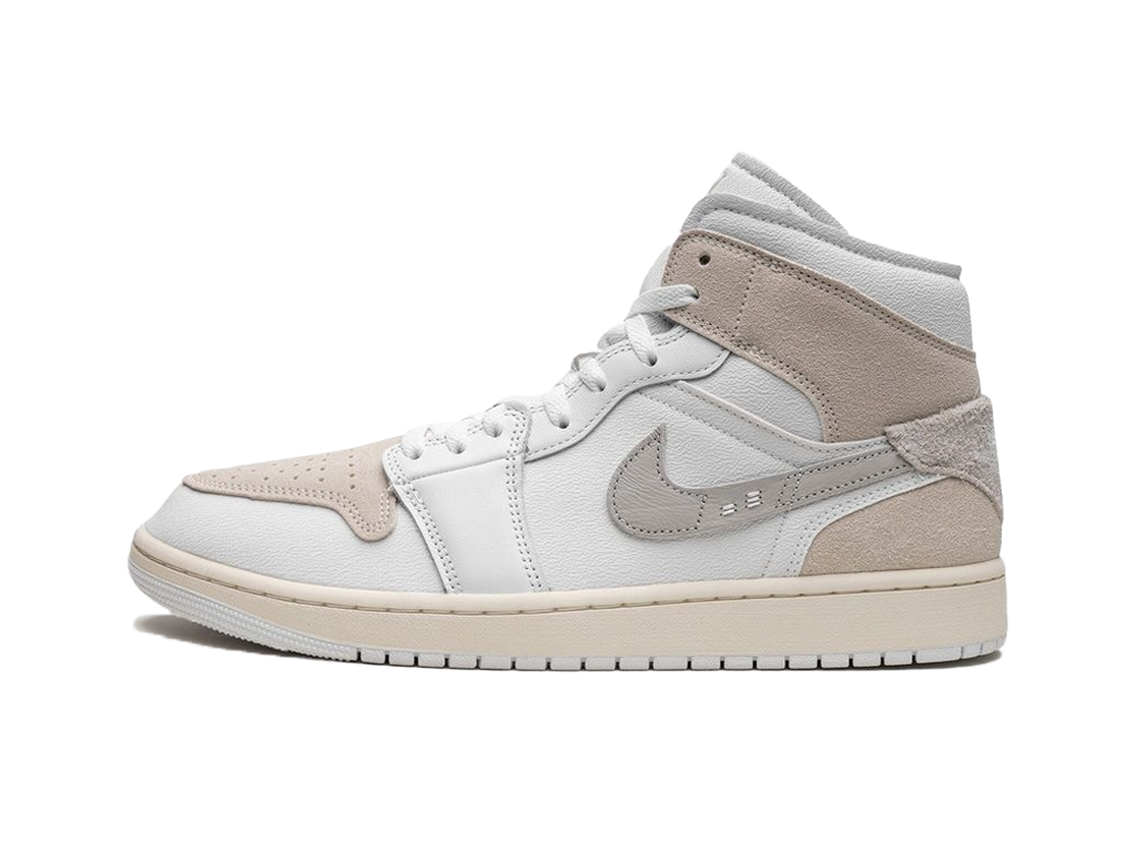 Nike Air Jordan 1 Mid SE Craft Inside Out White Grey-sneakers-Air Jordan-pikastore.cz