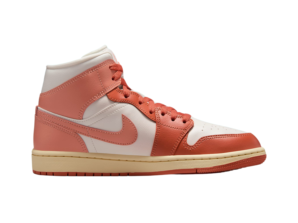 Nike Air Jordan 1 Mid Sail Madder Root-Air Jordan-pikastore.cz