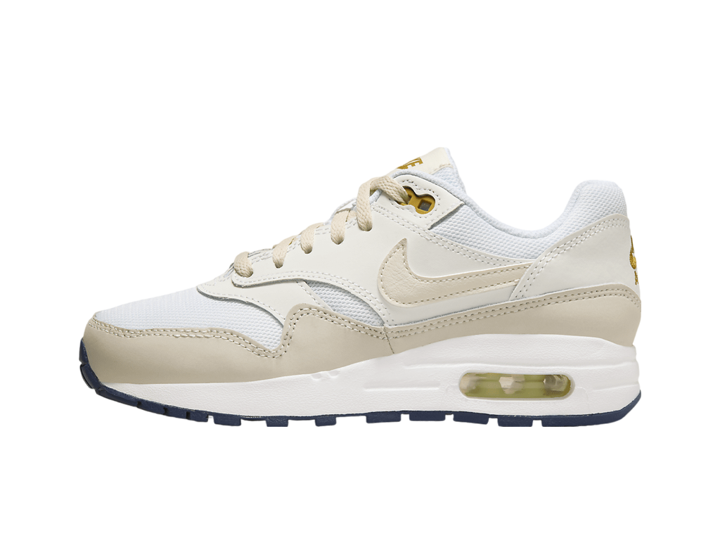 Nike Air Max 1 GS White Bronzine