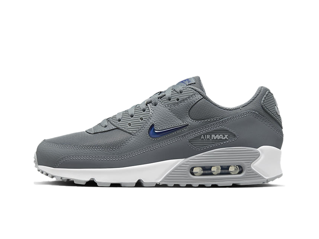 Nike Air Max 90 Jewel - Cool Grey Deep Royal-Nike-pikastore.cz