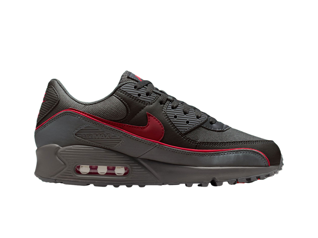 Nike Air Max 90 Premium Iron Grey University Red-Nike-pikastore.cz