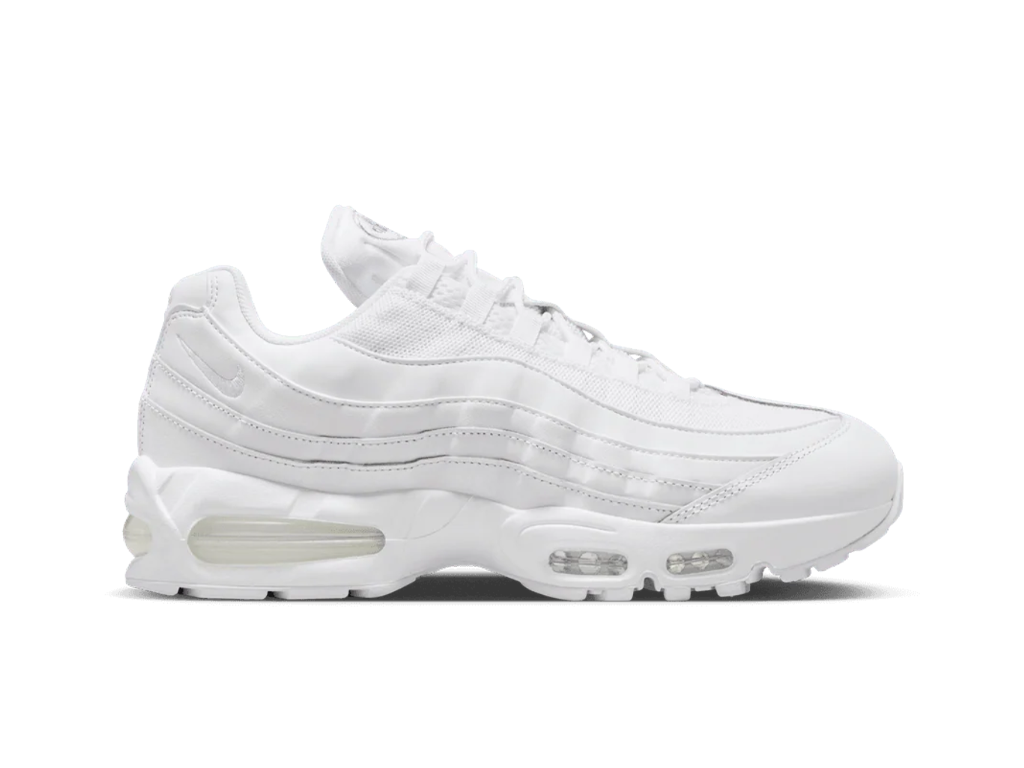Nike Air Max 95 OG Big Bubble Triple White – tenisky – fotka 3 z 5