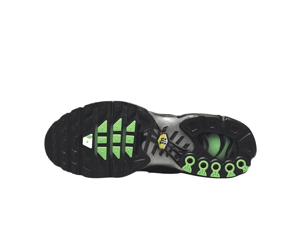 Nike Air Max Plus GS Black Silver Green Strike – tenisky – fotka 5 z 5