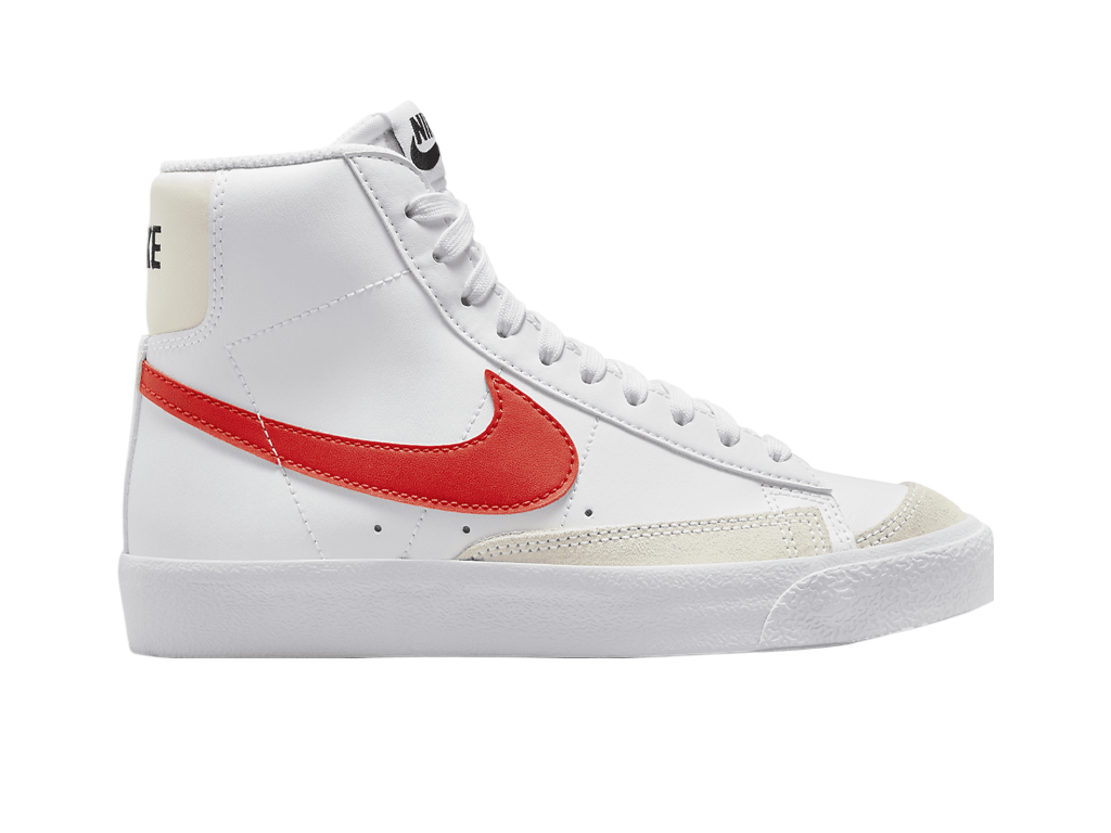 Nike Blazer Mid 77 GS White Picante Red – zapatillas – foto 3 de 5