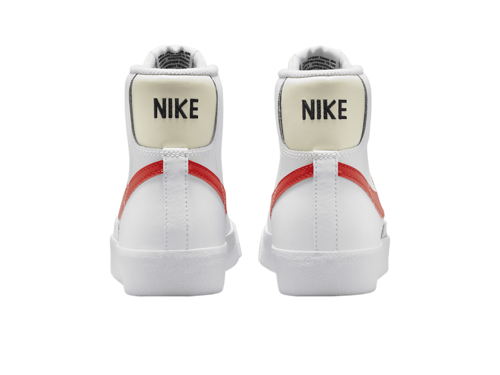 Nike Blazer Mid 77 GS White Picante Red – zapatillas – foto 4 de 5