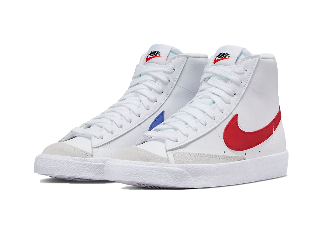 Nike Blazer Mid 77 GS White Red Blue-Nike-pikastore.cz