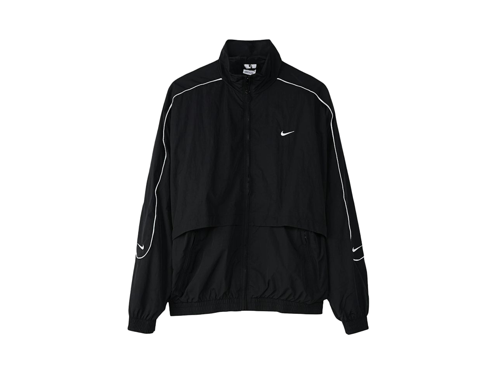 Nike Nikelab Solo Swoosh Woven Tracksuit Jacket and Joggers Set Black-Nike-pikastore.cz