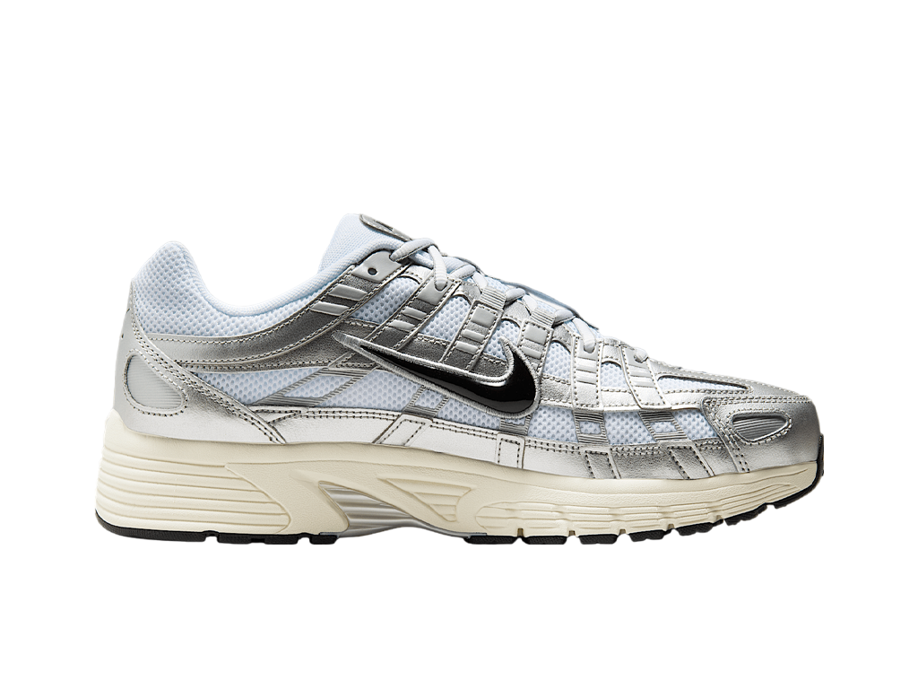 Nike P-6000 White Metallic Silver Flat Silver-Nike-pikastore.cz