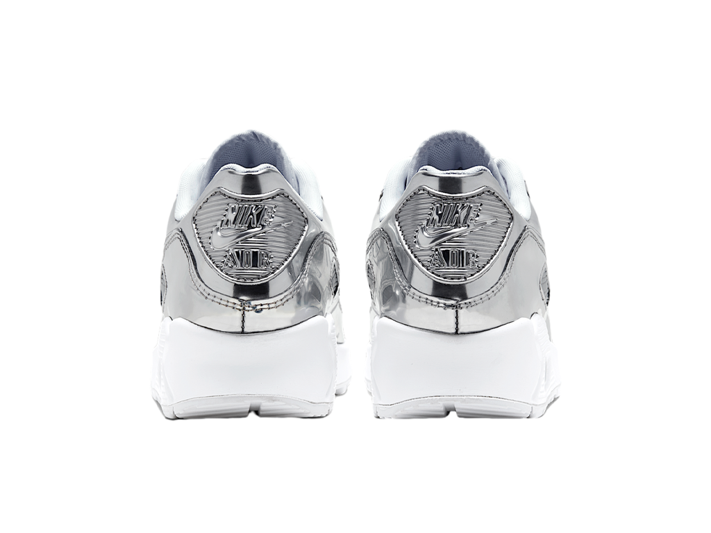 Nike Wmns Air Max 90 Metallic Pack - Chrome – sneakers – foto 4 di 5