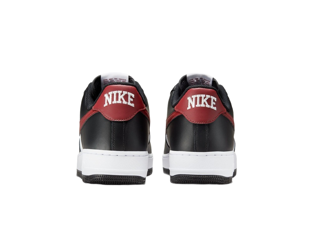 Nike Air Force 1 07 Black Dark Team Red-Nike-pikastore.cz
