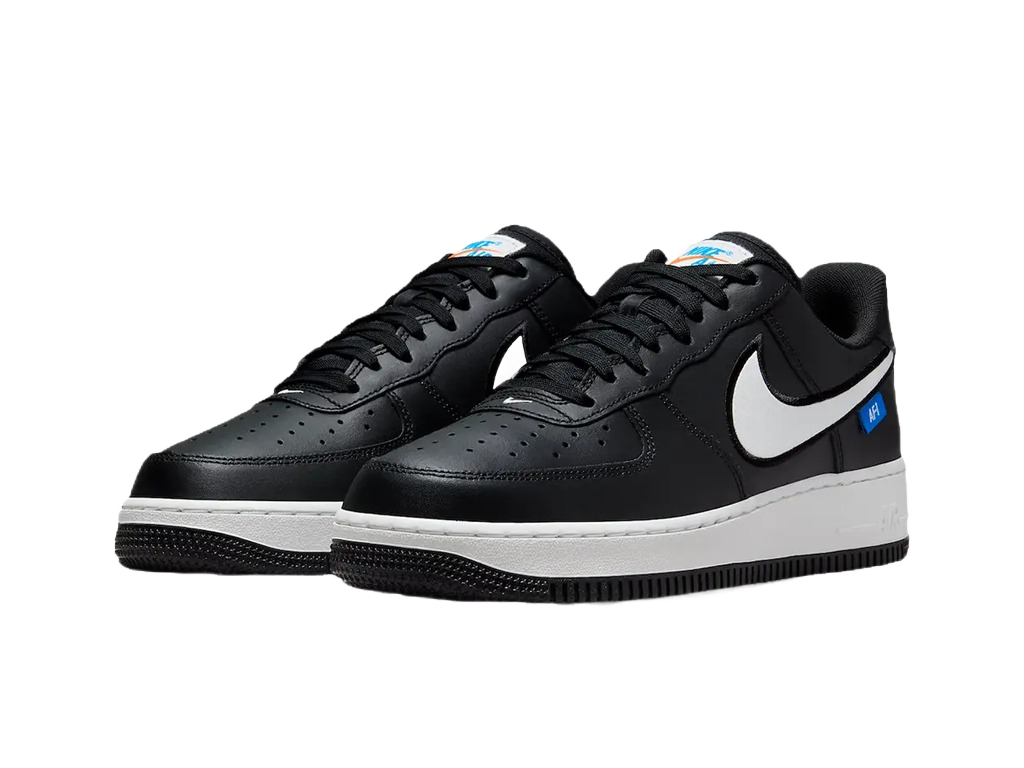 Nike Air Force 1 07 Blue Label - Black White-Nike-pikastore.cz