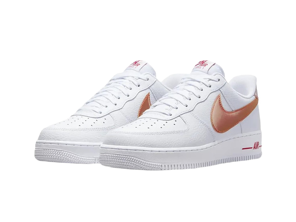 Nike Air Force 1 Low '07 Jumbo Swoosh White University Red-sneakers-Nike-pikastore.cz