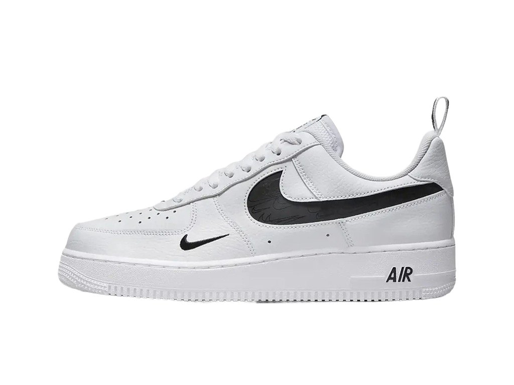 Nike Air Force 1 Low Reflective Swoosh White Black-sneakers-Nike-pikastore.cz