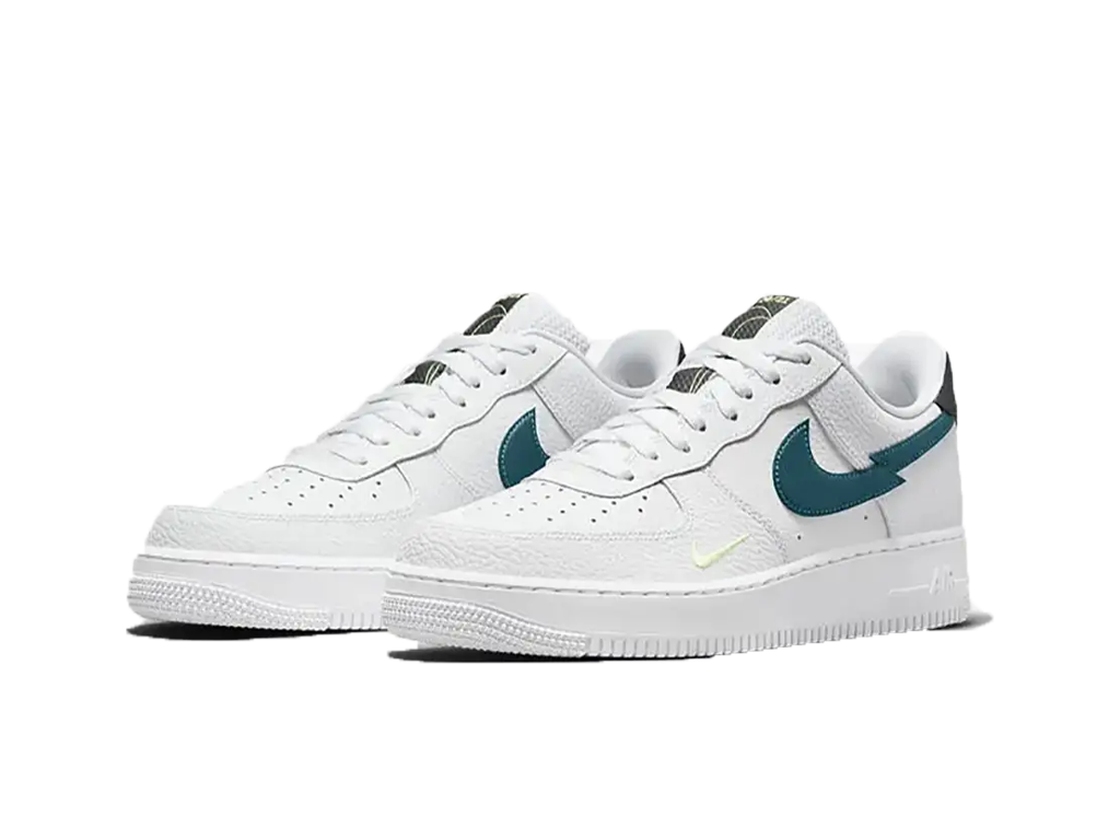 Nike Air Force 1 Low Split Swoosh White Aquamarine-sneakers-Nike-pikastore.cz