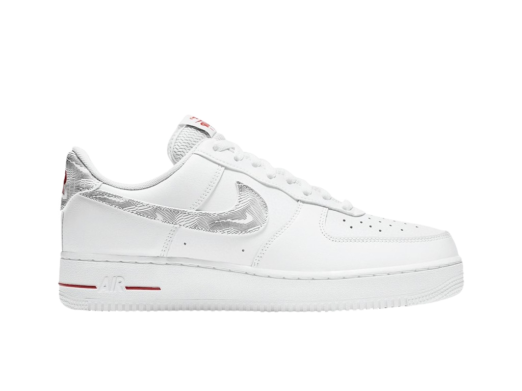 Nike Air Force 1 Low Topography Pack - White University Red-Nike-pikastore.cz