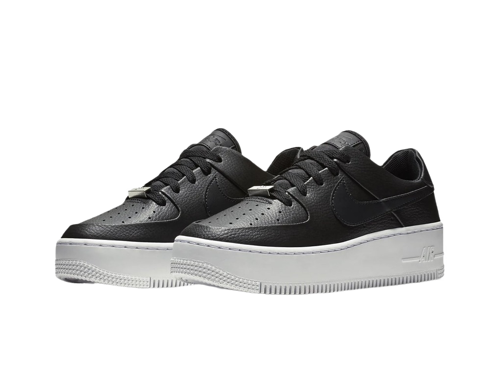 Nike Air Force 1 Sage Low Black White (Women's)-sneakers-Nike-pikastore.cz
