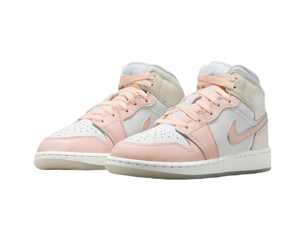 Nike Air Jordan 1 Mid GS Sail Guava Ice-Air Jordan-pikastore.cz