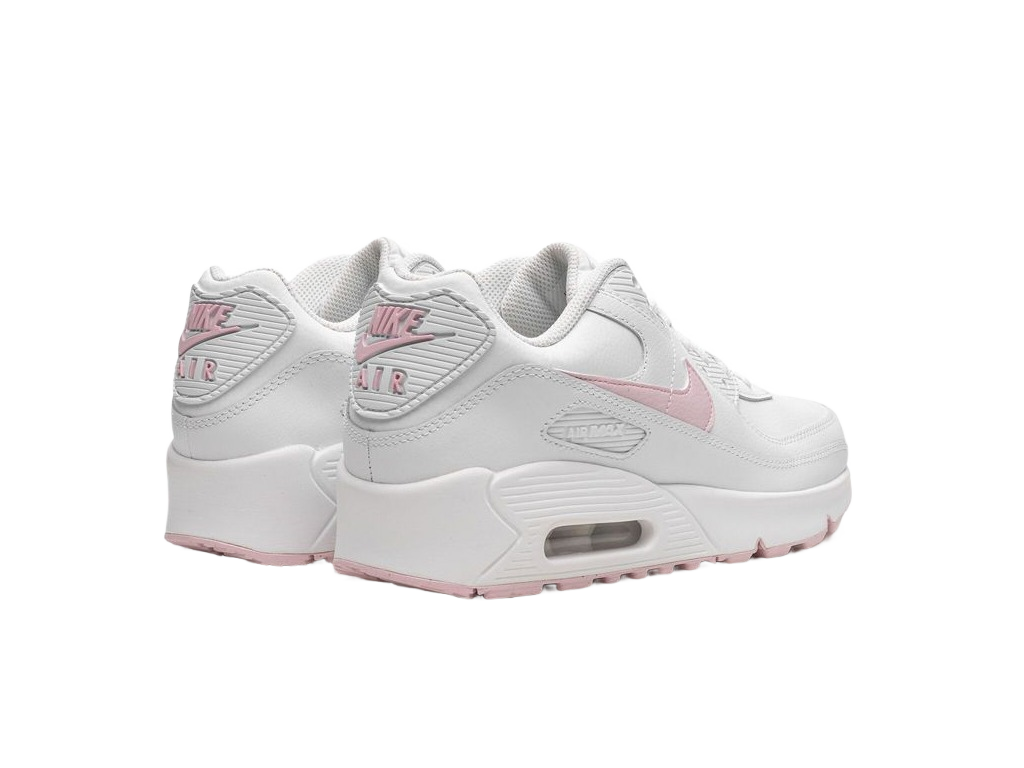 Nike Air Max 90 Leather GS White Pink Foam-Nike-pikastore.cz