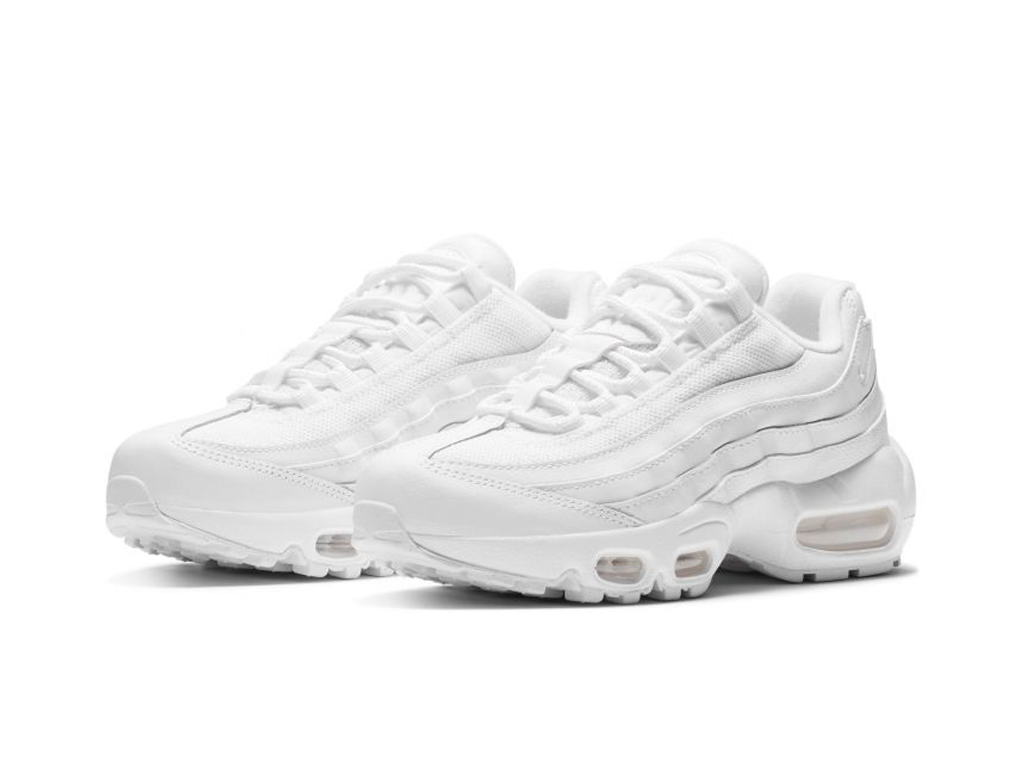 Nike Air Max 95 Recraft GS Triple White-Nike-pikastore.cz
