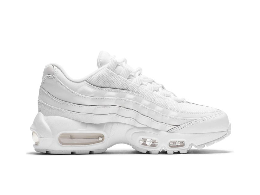 Nike Air Max 95 Recraft GS Triple White-Nike-pikastore.cz