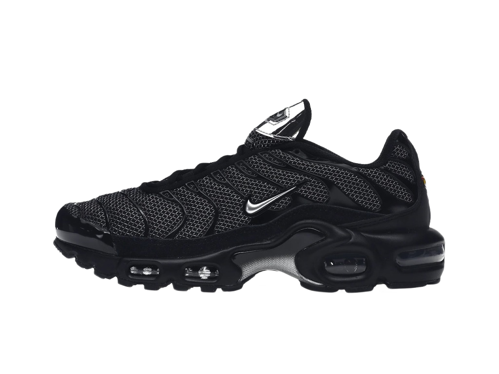 Nike Air Max Plus Black Suede Silver (Women's)-sneakers-Nike-pikastore.cz