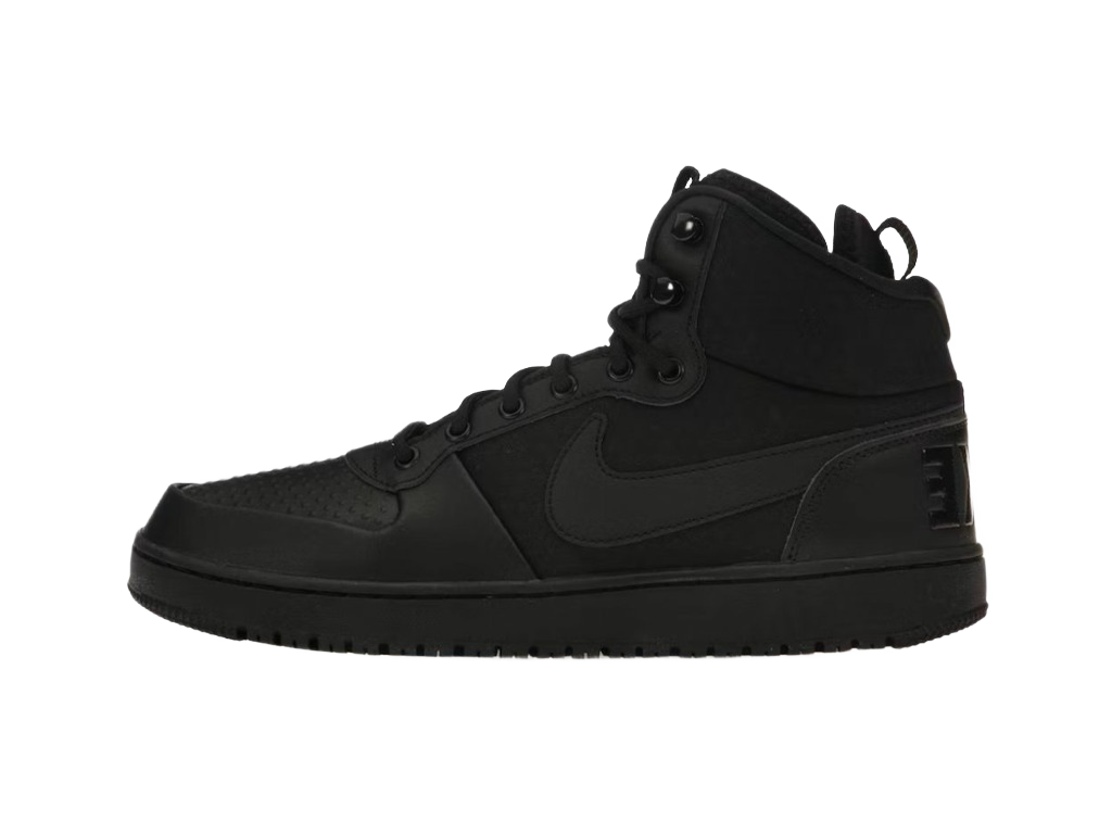 Nike Court Borough Mid Winter Triple Black-Nike-pikastore.cz