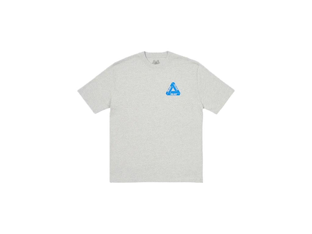 Palace Tri Twister T-Shirt Grey Marl-Palace-pikastore.cz