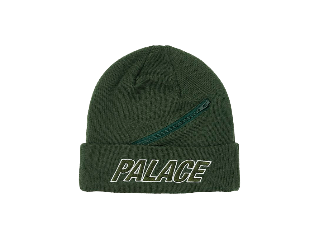 Palace Zip Pocket Beanie Green-Palace-pikastore.cz