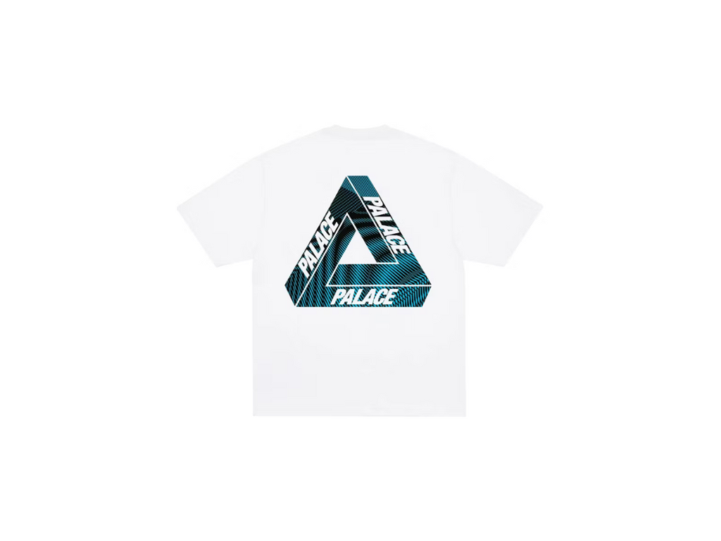 Palace Tri-vex T-shirt White/Blue-Palace-pikastore.cz