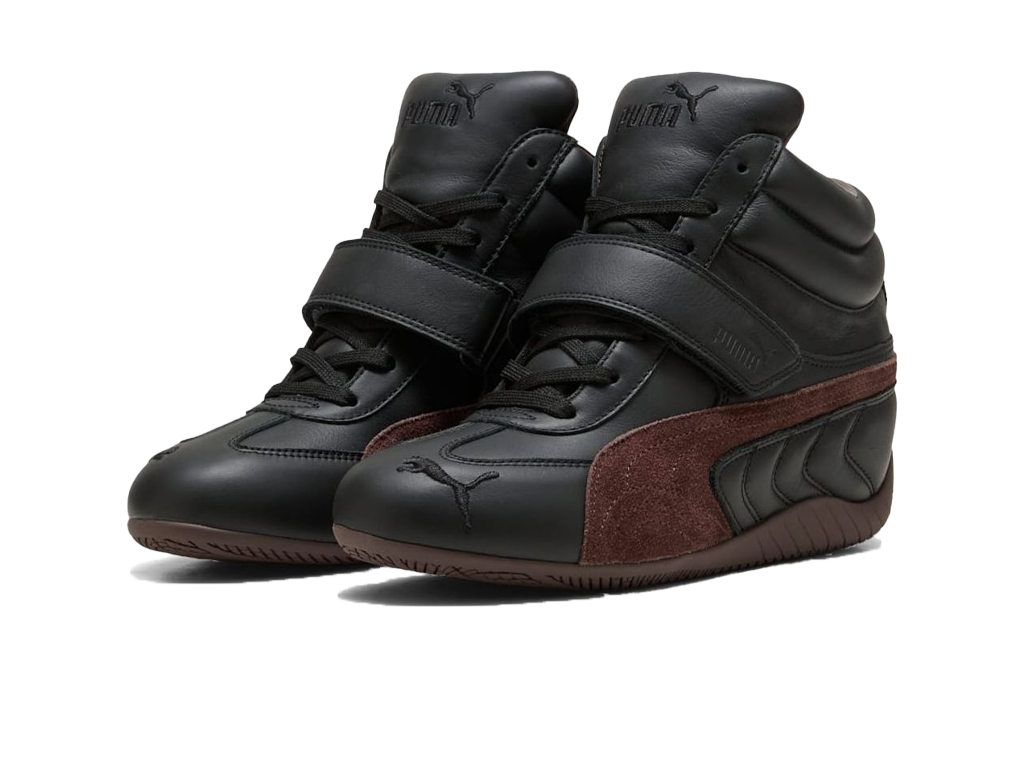 Puma Speedcat Wedge Black Chocolate Brown (Womens)-Puma-pikastore.cz