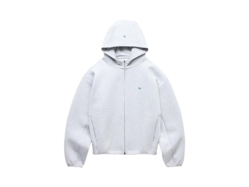 Represent 247 Form Zip Hoodie Grey Marl