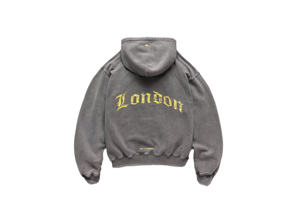 Represent 247 London Hoodie Aged Grey-Represent-pikastore.cz