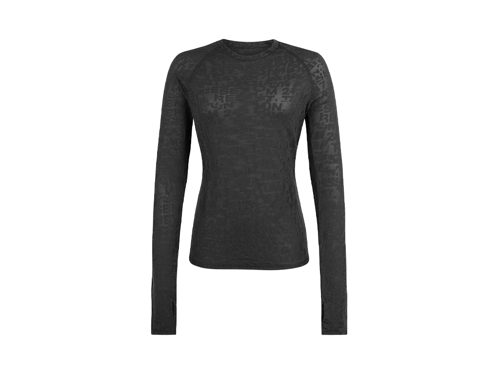 Represent 247 Performance Burnout Long Sleeve Black
