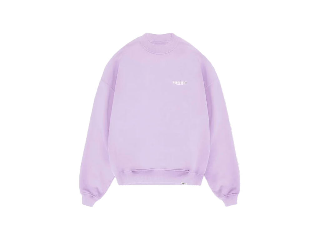 Represent Owners Club Crewneck Pastel Lilac-Represent-pikastore.cz