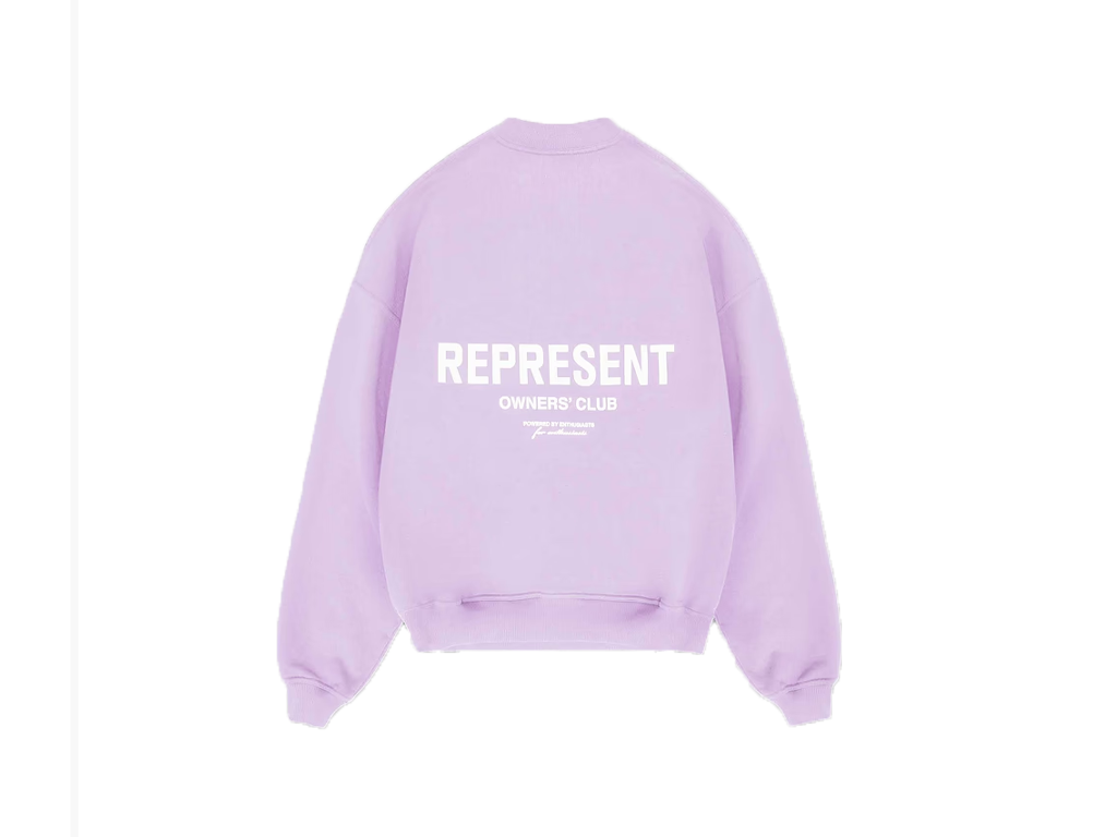 Represent Owners Club Crewneck Pastel Lilac-Represent-pikastore.cz