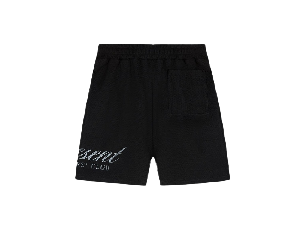 Represent Owners Club Script Mesh Shorts Black